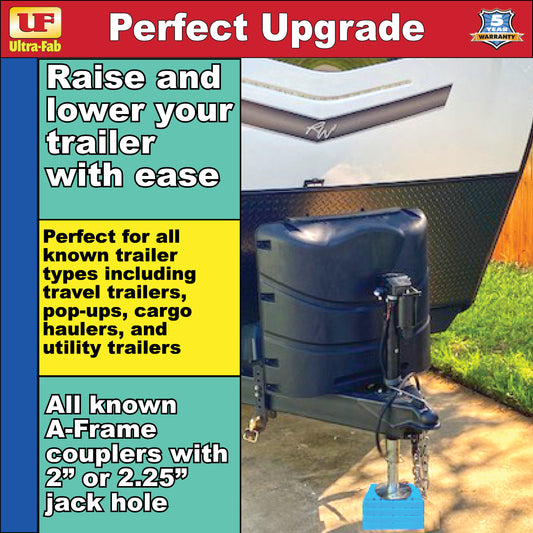 Ultra-Fab Ultra Series Electric Tongue Jack – 3,500 lb Capacity (38-944017)