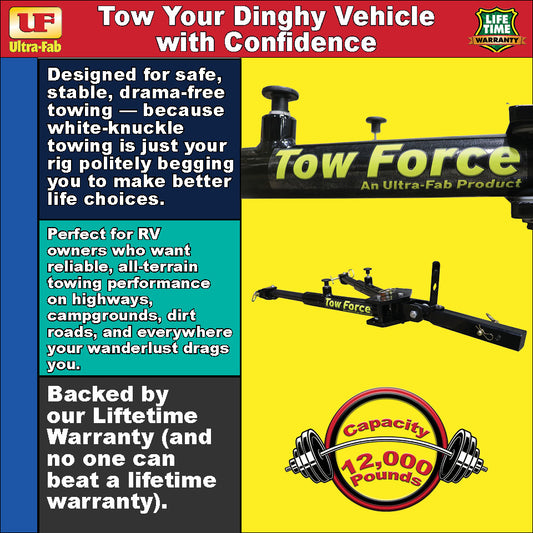 Tow Bar (12K, with Blue Ox Clevises) 35-946602 Ultra-Fab Products