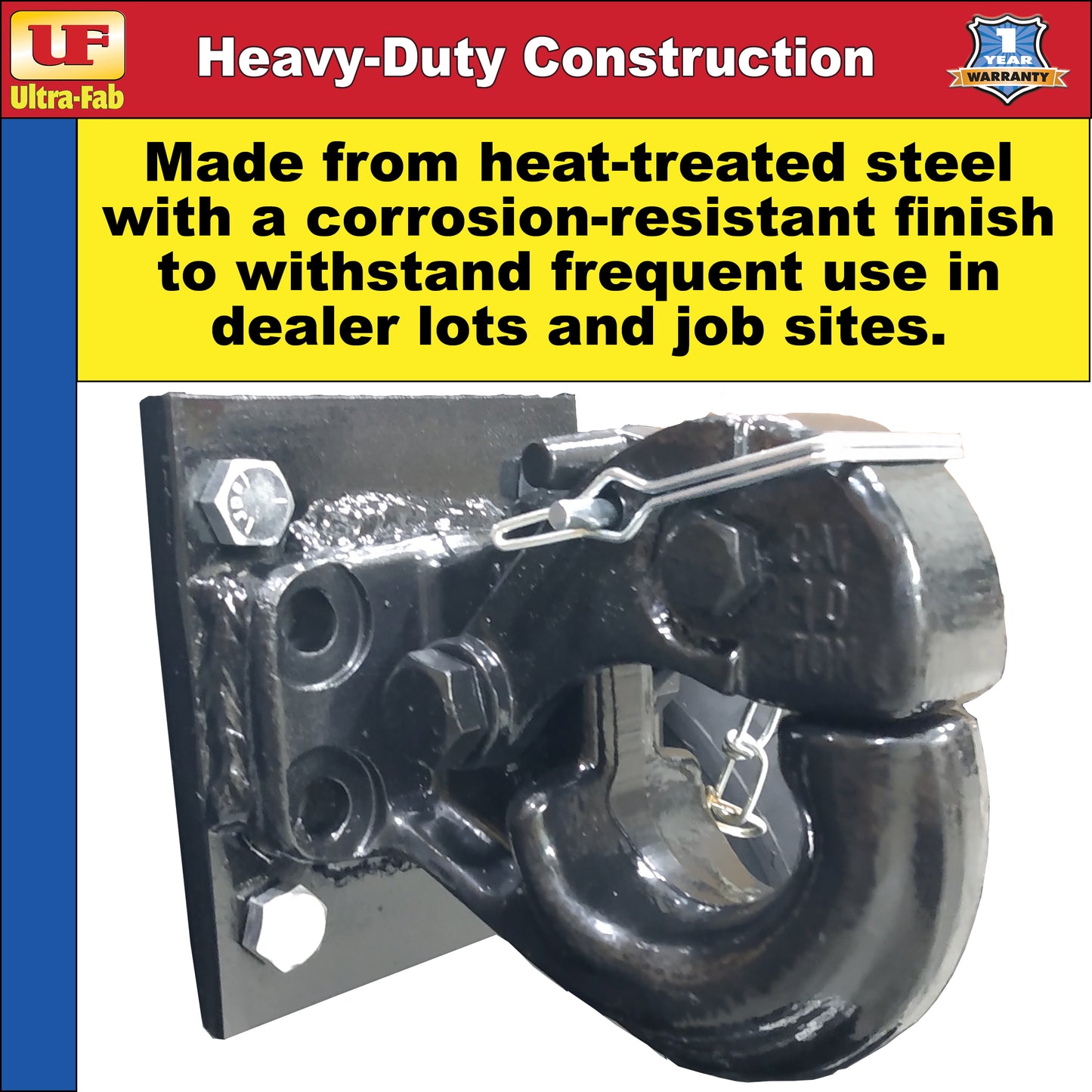 Pintle Hook Attachment – Heavy-Duty Trailer Coupling (41-013682)Ultra-Fab Products