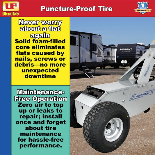 Ultra-Fab Foam-Filled Tire – Single Replacement Wheel (41-500125)