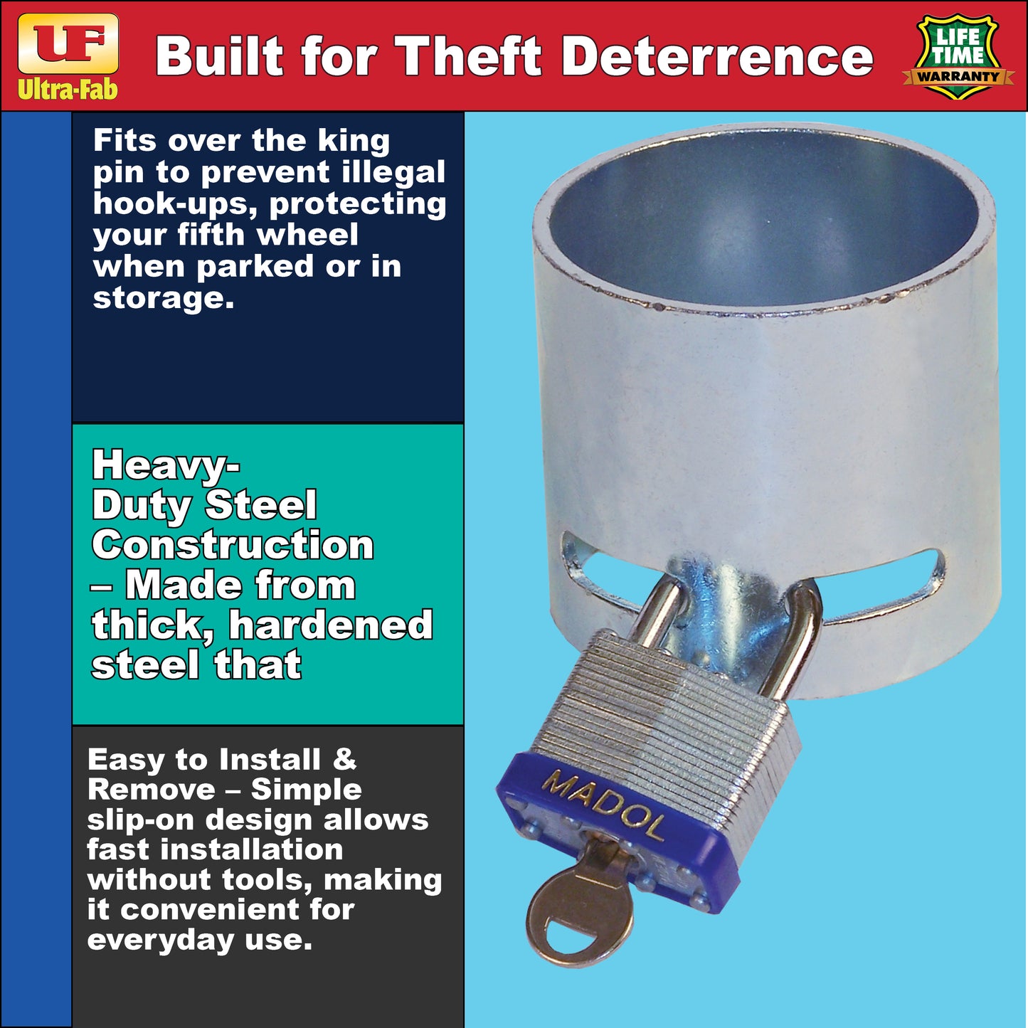 Ultra-Fab Locking Cup – Fits Fifth Wheel Tripods (48-979008)