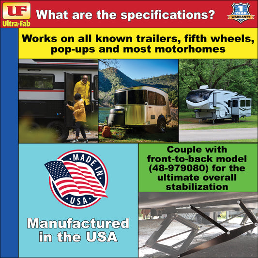 Ultra-Fab Eliminator II – Side-to-Side RV Stabilizer (48-979081)