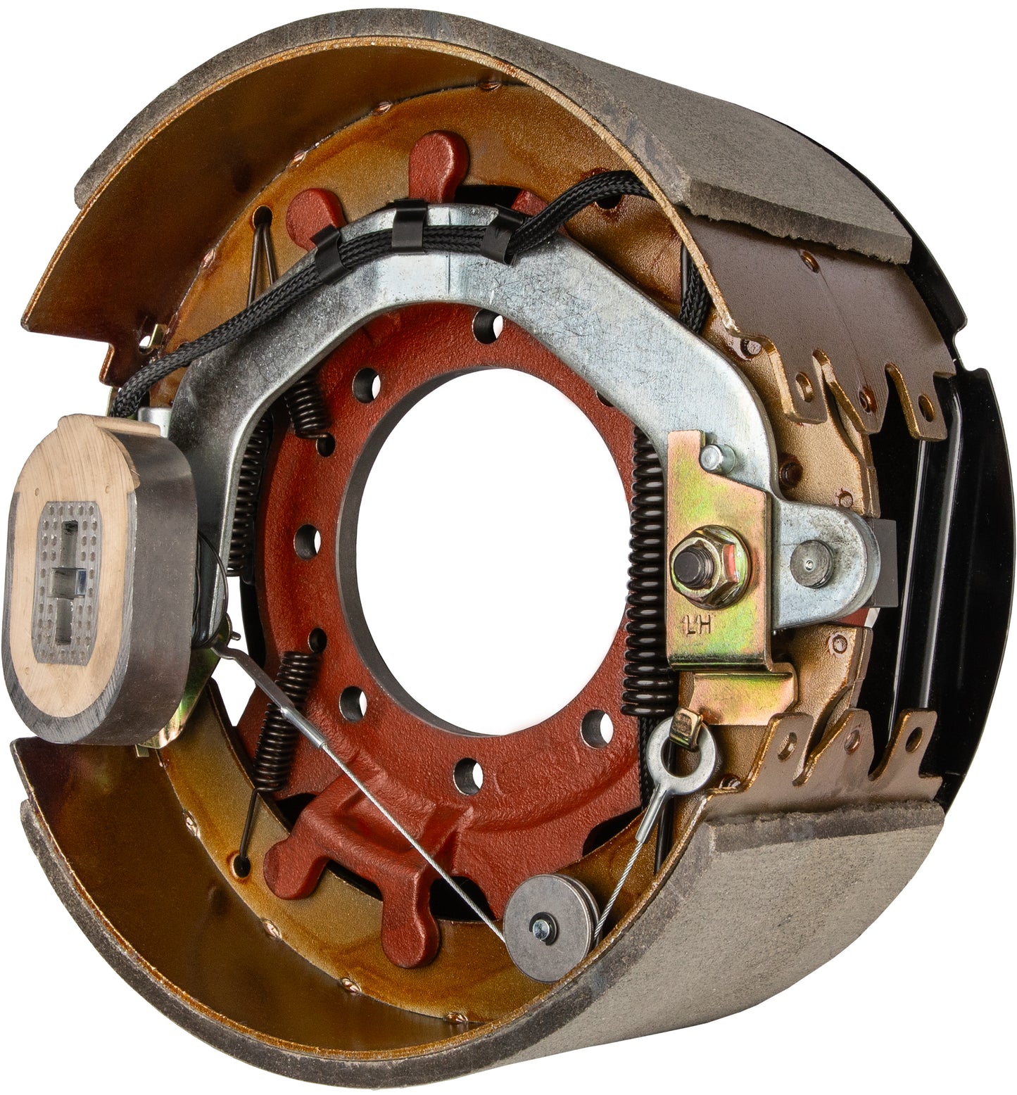 Ultra-Fab Self-Adjusting Trailer Brake Assembly – 12-1/4" x 5", 15,000 lb, Left Hand (Driver Side), Bulk (48-979224)