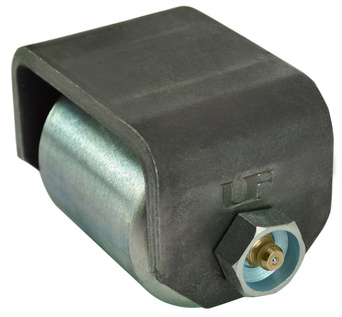 Ultra-Fab 2.5 by 3-inch jumbo steel skid roller protects RV frame and undercarriage