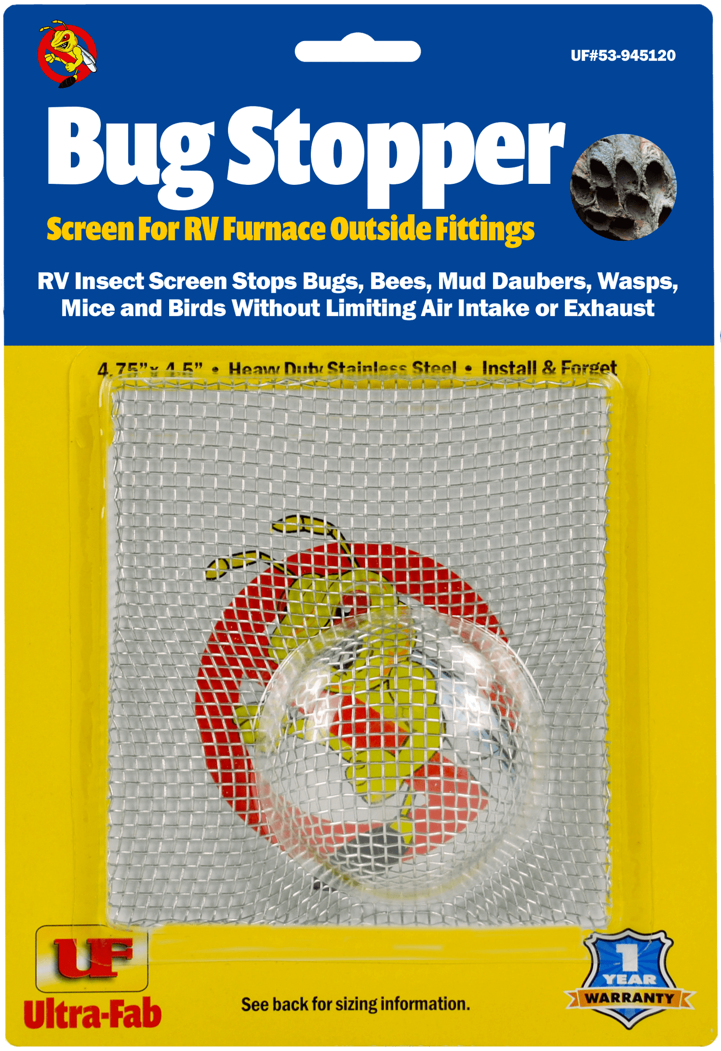 Bug Stopper (Hydroflame 8500 Furnaces) 53-945120 image 0