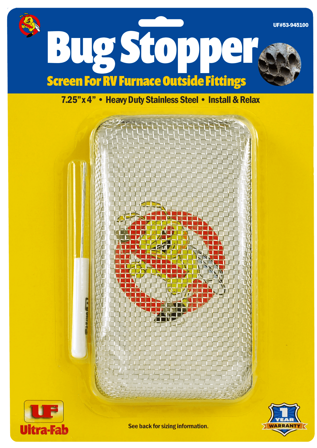 Bug Stopper (Coleman, Suburban & Hydroflame Furnace) 53-945100 image 0