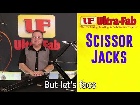 Ultra-Fab Scissor Jacks – 30", 2-Pack, Heavy-Duty RV Stabilizers (48-979031)