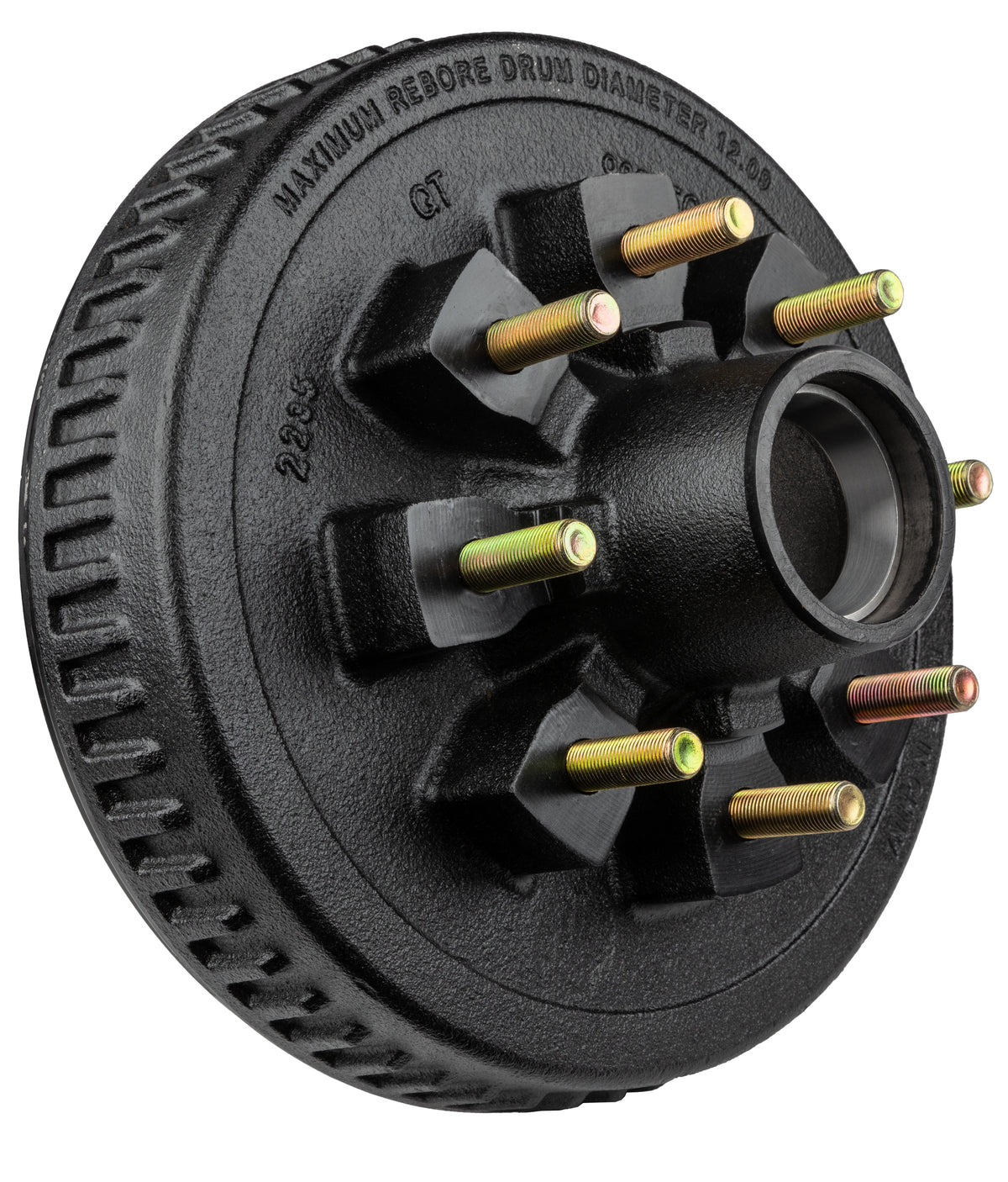 Ultra-Fab hub and drum 7000 lb 8-lug 6.5-inch for 12-inch electric trailer brakes