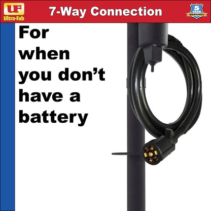 Ultra-Fab Ultra Series Electric Tongue Jack – 3,500 lb Capacity, 7-Way Plug (38-944037)