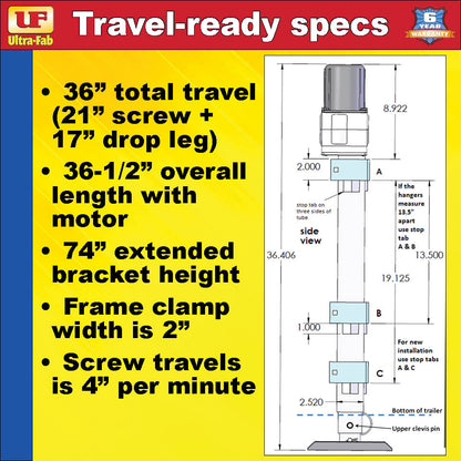 Jack (5th Wheel, Single Complete)  (Ultra-Fab Products)  17-841002
