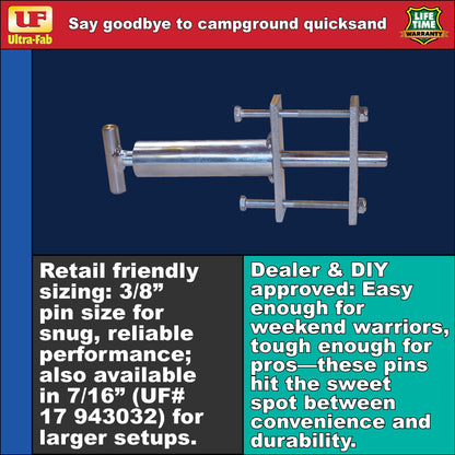 Ultra-Fab Ultra Quick Pin – 3/8", Heavy-Duty Hitch Pin (17-943031)