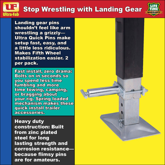 Ultra-Fab Ultra Quick Pin – 7/16", Heavy-Duty Hitch Pin (17-943032)
