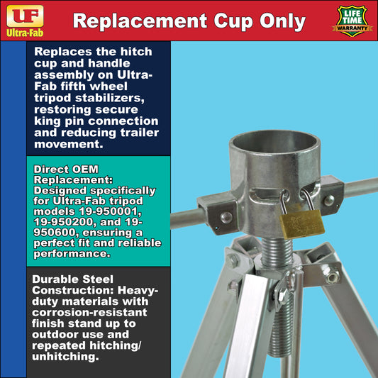 Ultra-Fab Replacement Cup – Fits Fifth Wheel Tripods (19-001056)