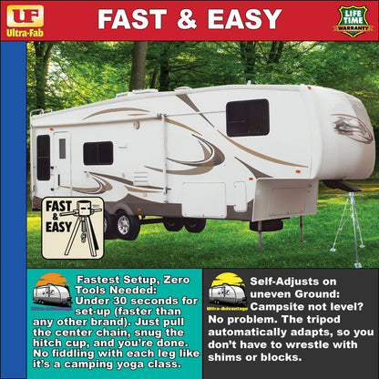 Ultra-Fab Tripod Stabilizer – Steel, Heavy-Duty RV Support (19-950001)