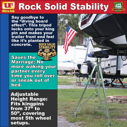 Ultra-Fab Tripod Stabilizer – Aluminum, Lightweight RV Support (19-950200)