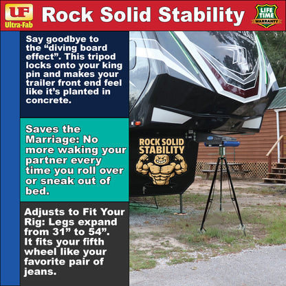 Ultra-Fab Tripod Stabilizer – Universal RV Support (19-950500)