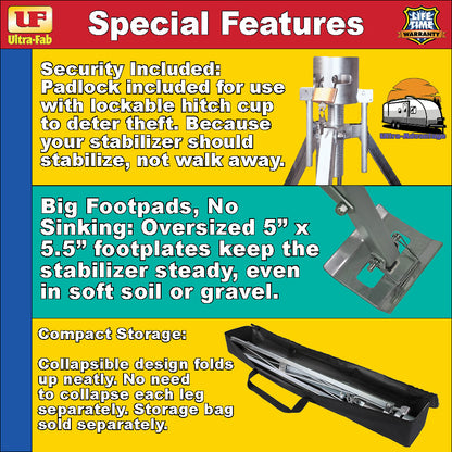 Tripod Stabilizer (Adjustable, with storage bag) 19-950601 (Ultra-Fab Products)