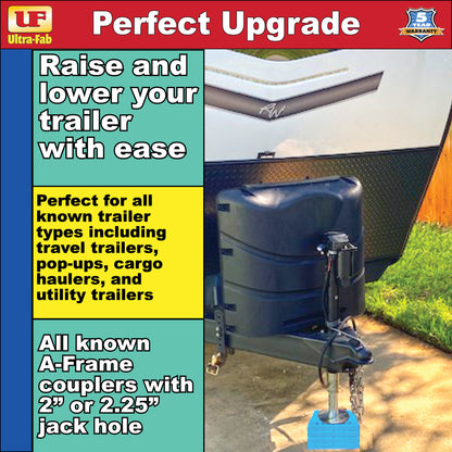 Ultra-Fab Ultra Series Electric Tongue Jack – 3,500 lb Capacity (38-944017)