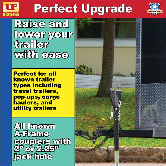 Ultra-Fab Ultra Series Electric Tongue Jack – 3,500 lb Capacity, 7-Way Plug (38-944037)