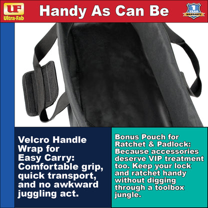 Ultra-Fab Storage Bag – Fits All Known Brands and Sizes of Tire Locking Chocks (21-001097)