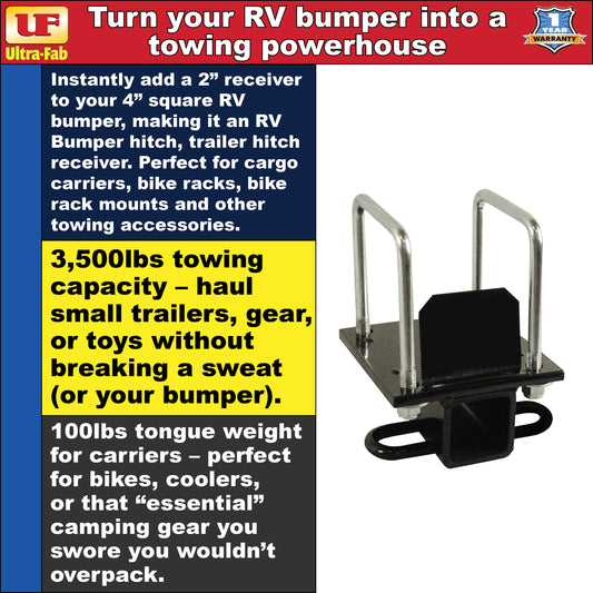 Ultra-Fab Universal RV Hitch – Heavy-Duty Steel (35-946402)