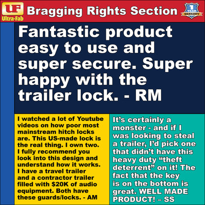 Ultra-Fab MegaHitch Coupler Vault Combo Kit – Heavy-Duty Trailer Security (35-946510)