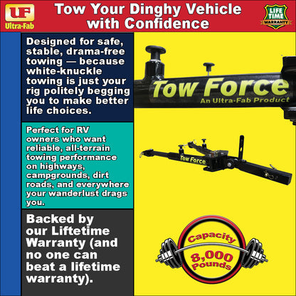 Tow Bar (8K, with Blue Ox Clevises) 35-946600 Ultra-Fab Products