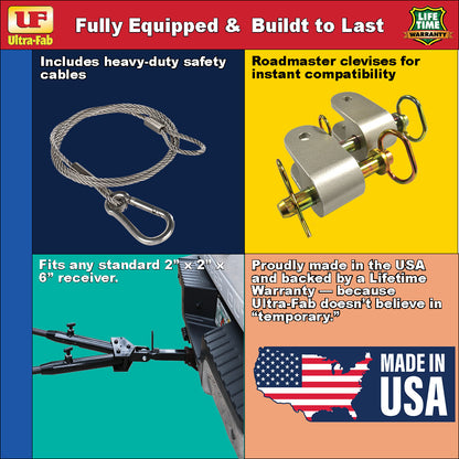 Tow Bar (8K, with Roadmaster Clevises) 35-946601 Ultra-Fab Products