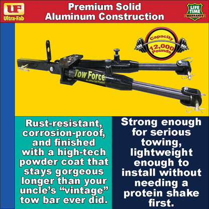 Tow Bar (12K, with Roadmaster Clevises) 35-946603 Ultra-Fab Products