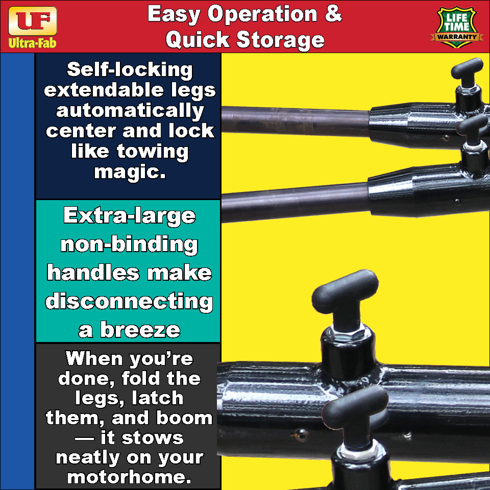 Tow Bar (12K, with Roadmaster Clevises) 35-946603 Ultra-Fab Products