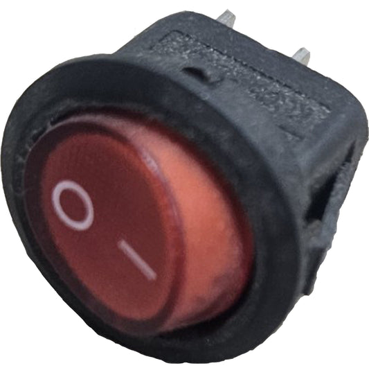 Ultra-Fab red on/off light switch 125/250V 6A replacement for RV tongue jack