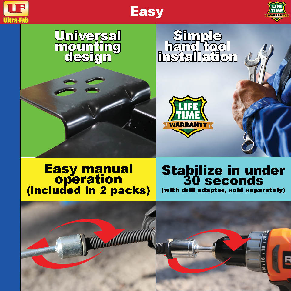 Scissor Jacks (24", 1/pk) (48-979006) Ultra-Fab Products