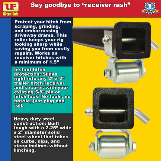 Ultra-Fab Skid Roller – Receiver Mount, Heavy-Duty RV Protection (48-979020)