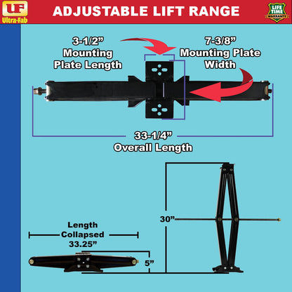 Scissor Jacks (30", 1/pk) 48-979032 (Ultra-Fab Products
