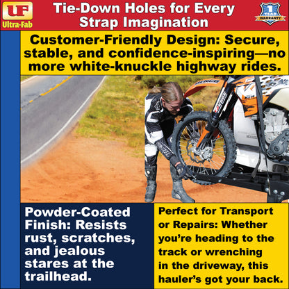 Ultra-Fab MX Hauler – Motorcycle Carrier, Heavy-Duty Hitch Mount (48-979033)