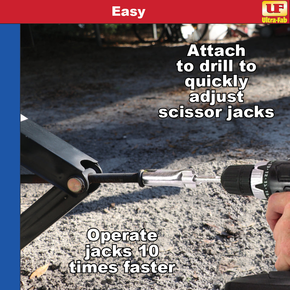 Ultra-Fab Drill Attachment T-Slot – Power Drill Adapter for RV Jacks (48-979071)