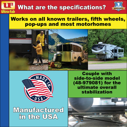 Ultra-Fab Eliminator II – Front-to-Back RV Stabilizer (48-979080)