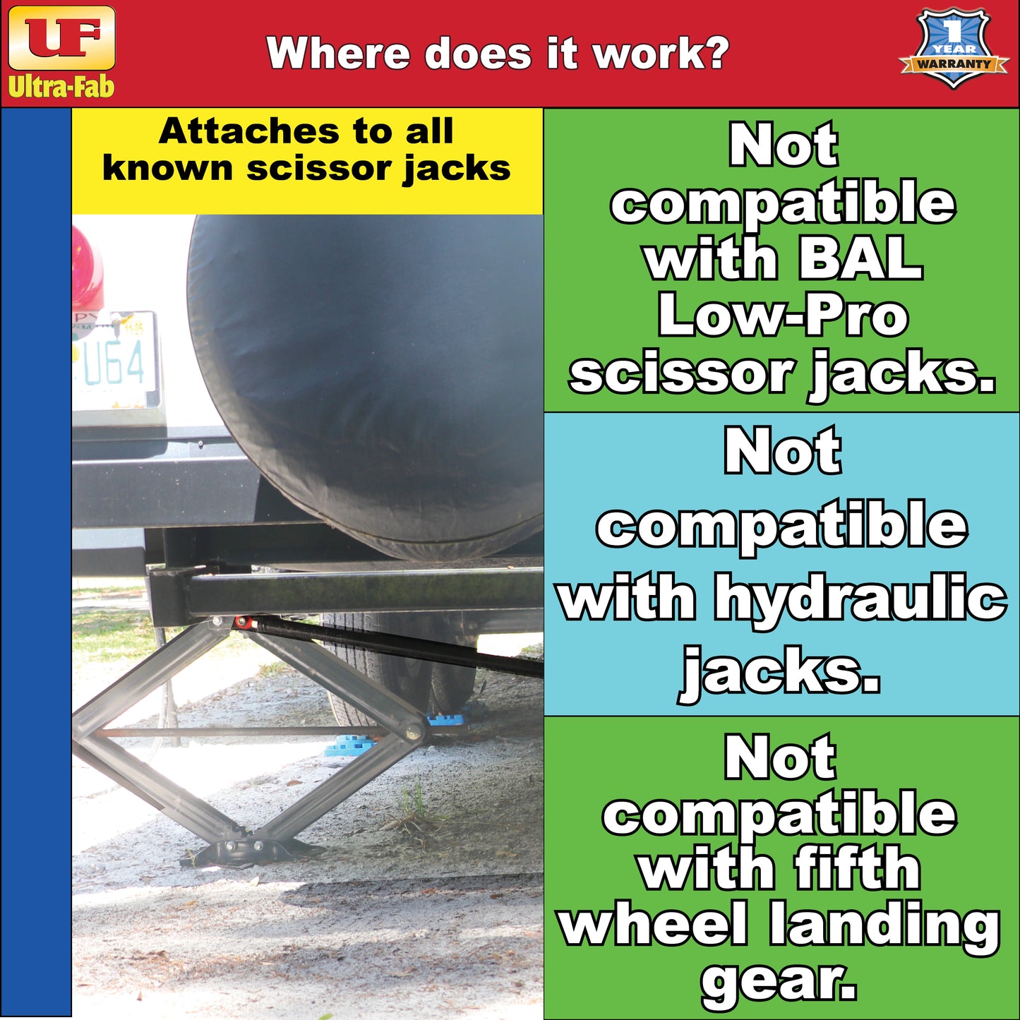 Ultra-Fab Eliminator II – Side-to-Side RV Stabilizer (48-979081)