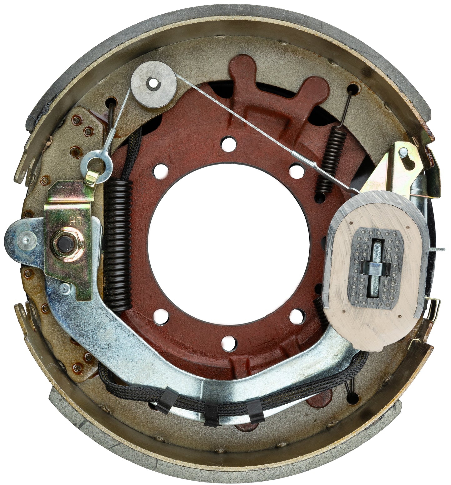 Ultra-Fab Self-Adjusting Trailer Brake Assembly – 12-1/4" x 4", 10,000 lb, Left Hand (Driver Side), Bulk (48-979220)