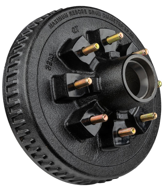 Ultra-Fab Hub & Drum – 7,000 lb, 8 Lug 6.5", 1/2"-20, for 12" Brakes (48-979502)