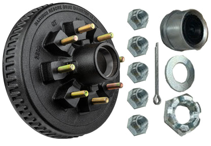 Ultra-Fab Loaded Hub & Drum Assembly – 7,000 lb, 8 Lug 6.5", 9/16"-18, for 12" Brakes (48-979553)