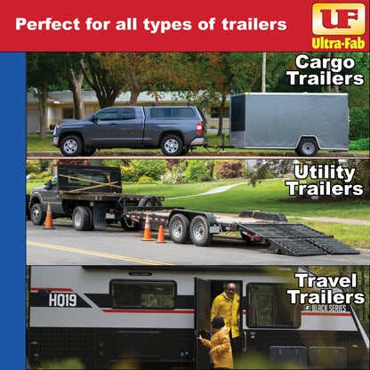 Ultra-Fab Manual Topwind Tongue Jack – 5,000 lb Capacity, 2.25" Tube (49-954050)