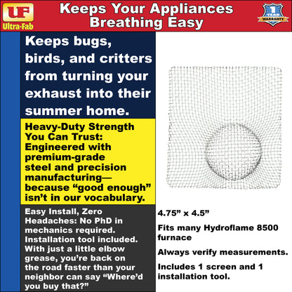 Ultra-Fab Bug Stopper – Fits Hydroflame 8500 Furnaces (53-945120)