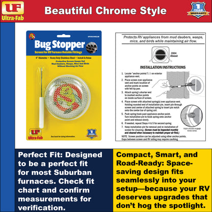 Ultra-Fab Bug Stopper – Fits Atwood Furnace (53-945130)