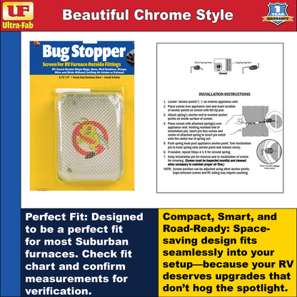 Ultra-Fab Bug Stopper – Fits Atwood Furnaces (53-945150)