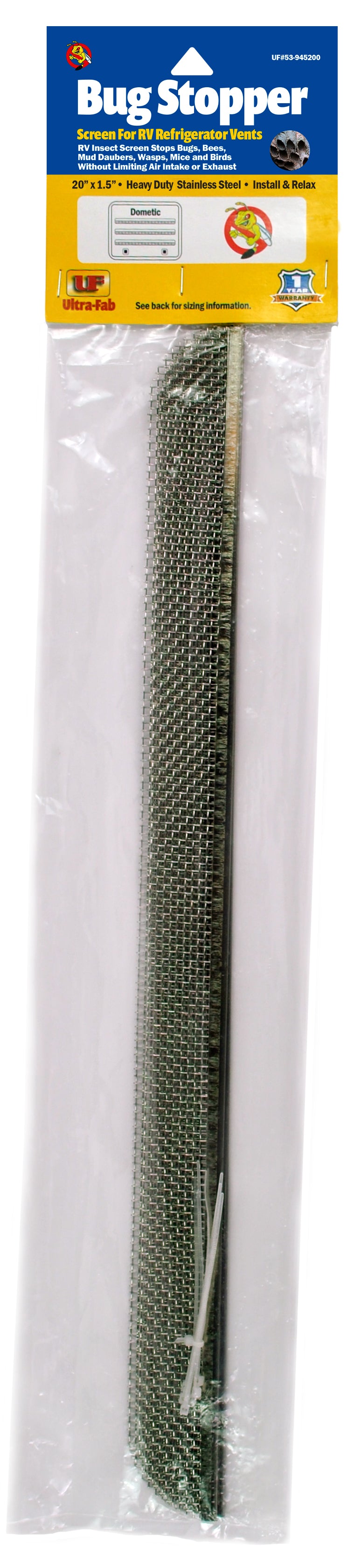 Ultra-Fab Bug Stopper – Fits Dometic RV Refrigerator (53-945200)