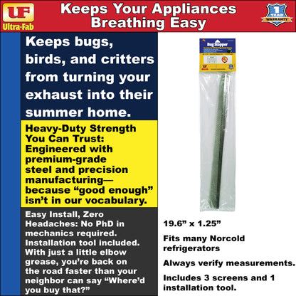 Ultra-Fab Bug Stopper – Fits Norcold Refrigerator (53-945210)
