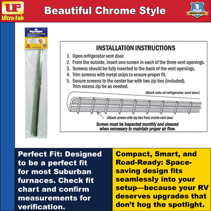 Ultra-Fab Bug Stopper – Fits Norcold Refrigerator (53-945210)