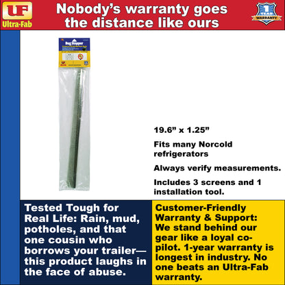 Ultra-Fab Bug Stopper – Fits Norcold Refrigerator (53-945210)