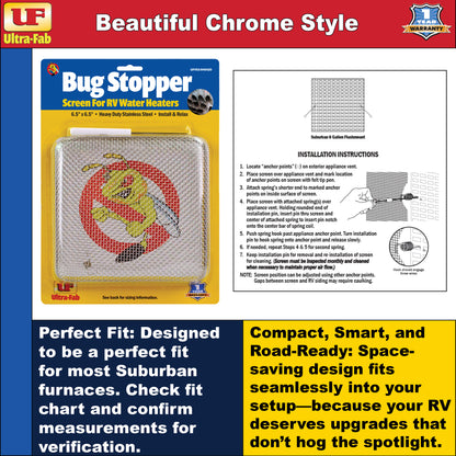 Ultra-Fab Bug Stopper – Fits Suburban 6 gal Water Heater (53-945420)